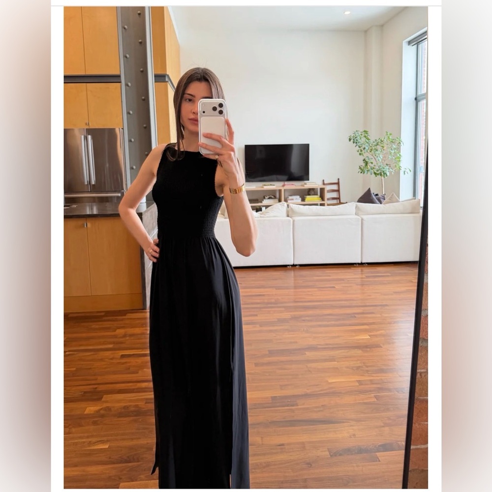 Black Sleeveless Maxi Dress - Cosima Nap Dress XXS